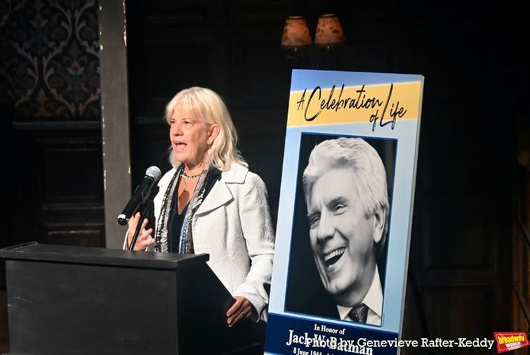 NOT NOBODY director Margarett Perry at the Celebration of Life For Jack W. Batman. Photo by Genevieve Rafter-Keddy.