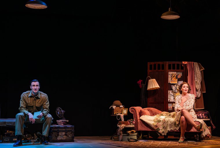 Michael Liebhauser and Alexandra Fortin in DEAR JACK, DEAR LOUISE
