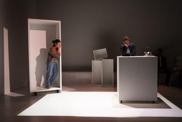 Brooke Shilling and Alex J. Gould in WAKE