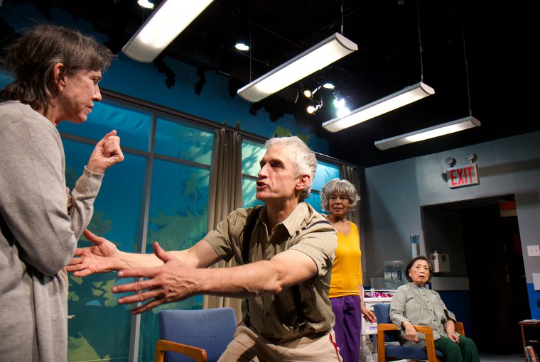 Jan Leslie Harding, Pete Simpson, Petronia Paley, and Mia Katigbak in EVERYTHING IS HERE