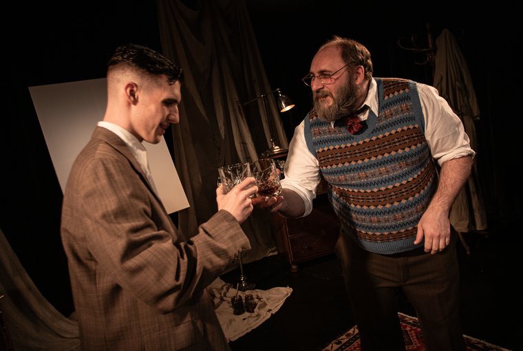Jack Stokes and Lee Bainbridge in SHELLSHOCKED