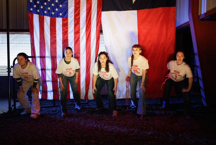 Elisa Tarquinio, Marvelyn Ramirez, Gabriela Veciana, Maaike Laanstra-Corn, and Ferin Bergen in CALF SCRAMBLE