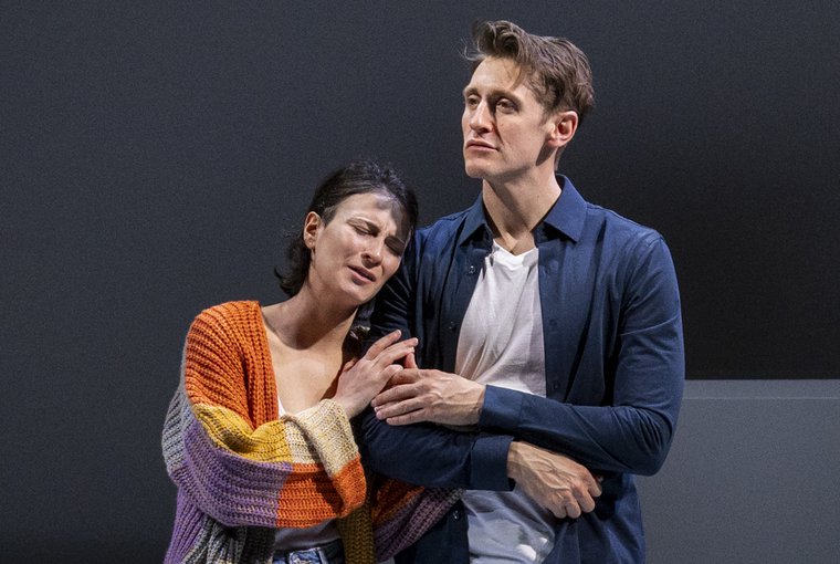 Brooke Shilling and Alex J. Gould in WAKE