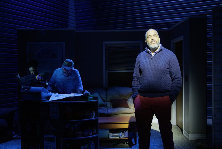 Amber Reauchean Williams, Luke Robertson, and Victor Williams in AMERIKIN