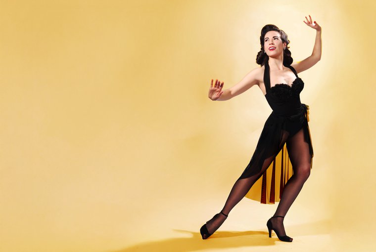 Kayla Boye in SHAKE IT AWAY: THE ANN MILLER STORY
