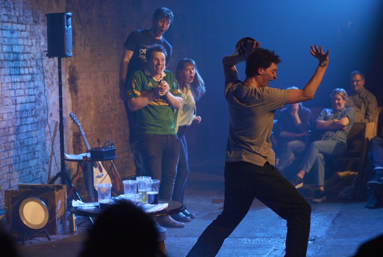 Ben Simon, Callum McGuire, Anna McCormick, and Jonty Weston in CATCH OF THE DAY