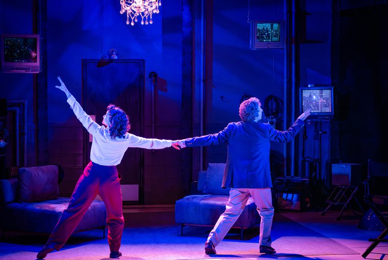 Jordan Kai Burnett and Jonathan Silver in GENE & GILDA