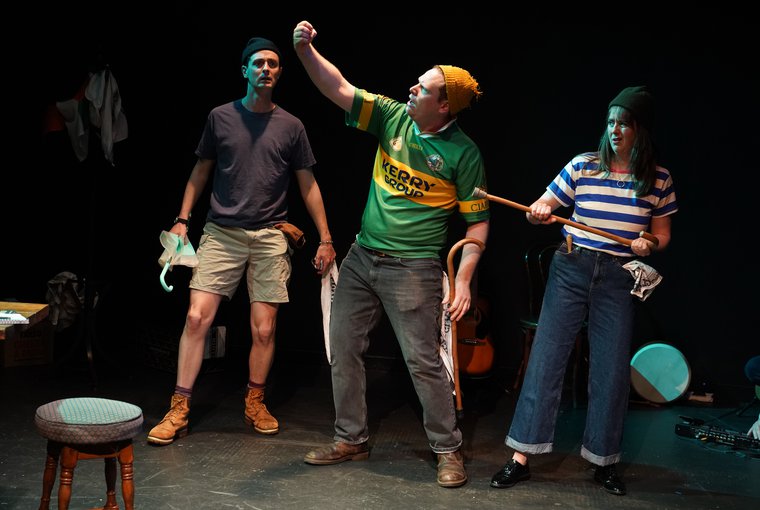 Jonty Weston, Callum McGuire, and Anna McCormick in CATCH OF THE DAY