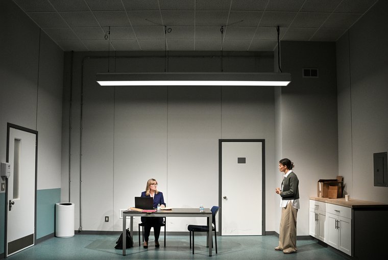 Kelly McAndrew and Meredith Garretson in BLOOD OF THE LAMB