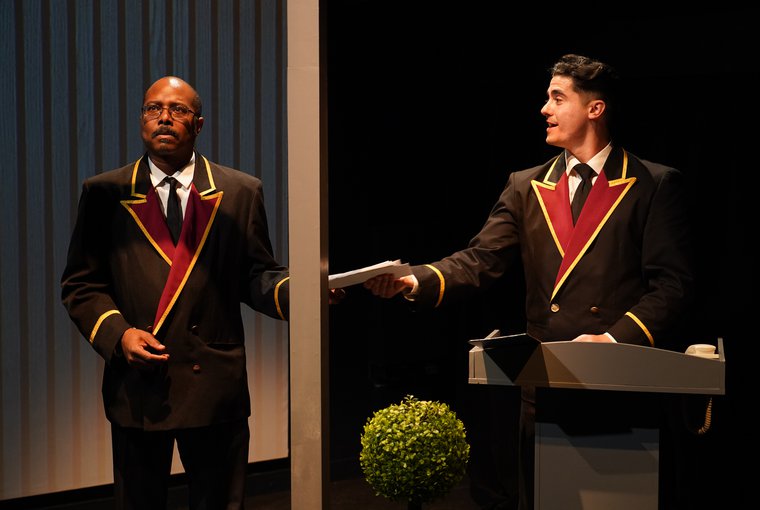 Robert Lee Taylor and Nicholas James Reilly in PECKING ORDER