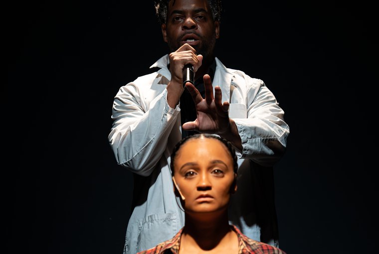 John "Faahz" Merchant and Natali Micciche in DREAMSCAPE