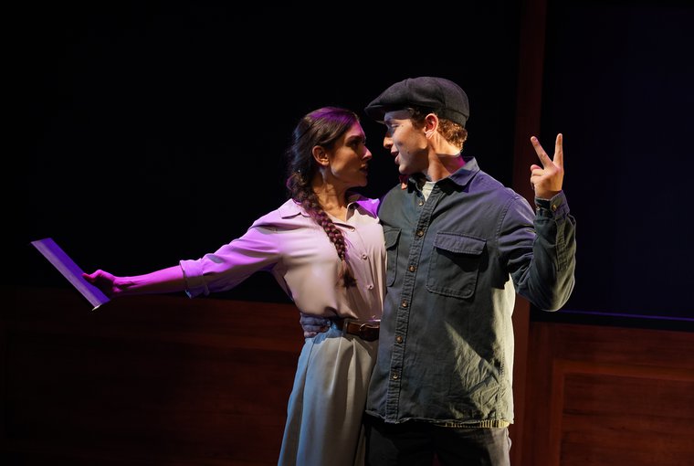 Dani Stoller and Ethan J. Miller in THIS MUCH I KNOW