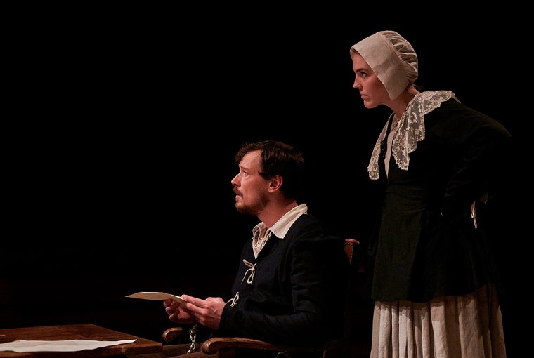 Christopher Ashman and Nadia Jackson in THE UNGODLY