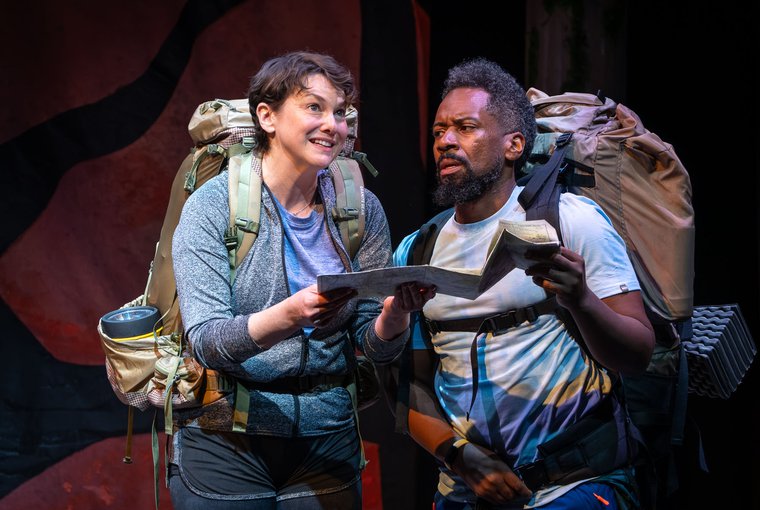 Larisa Oleynik and Joshua David Robinson in LEAN-TO