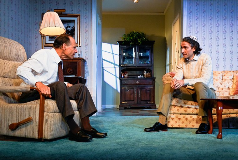 Sam Guncler and Leighton Samuels in THE STEEL MAN