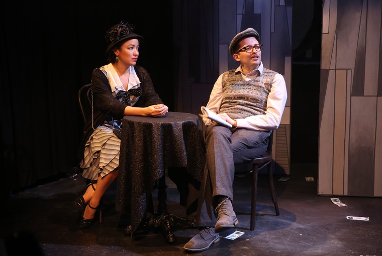 Olivia Puckett and Will Roland in THE PANIC OF '29