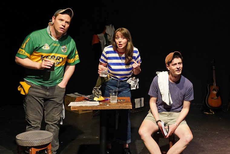 Callum McGuire, Anna McCormick, and Jonty Weston in CATCH OF THE DAY