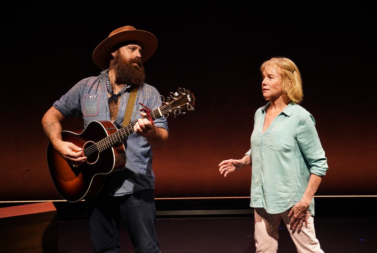 Will Huse and Linda Purl in CRAZY MAMA