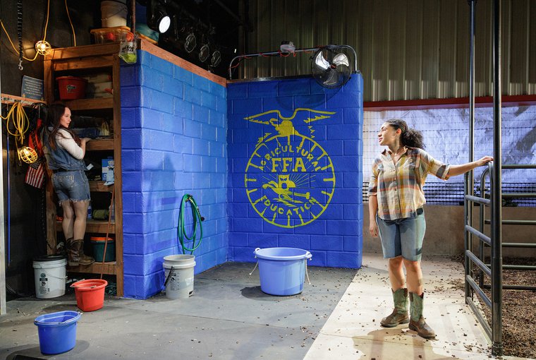 Ferin Bergen and Marvelyn Ramirez in CALF SCRAMBLE