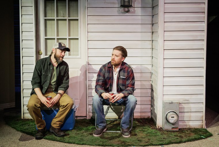 Tobias Segal and Daniel Abeles in AMERIKIN