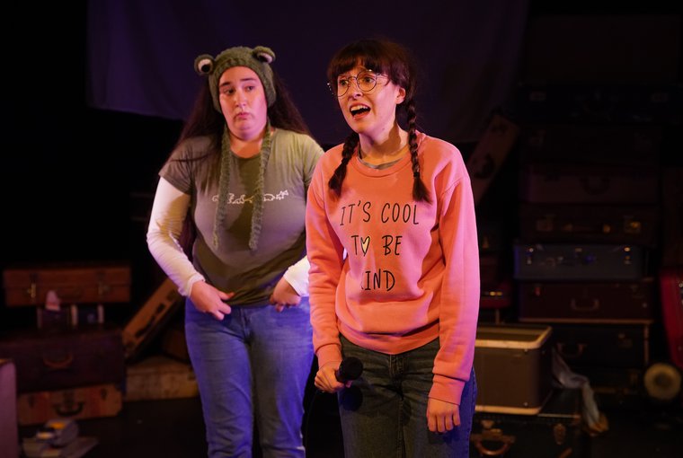 Emily McGlynn and Michaela Murphy in CASSIE AND THE LIGHTS