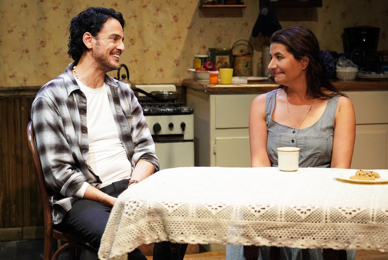 Khaled Abol Naga and Inji El Gammal in IN THE SHADOW OF HER FATHER