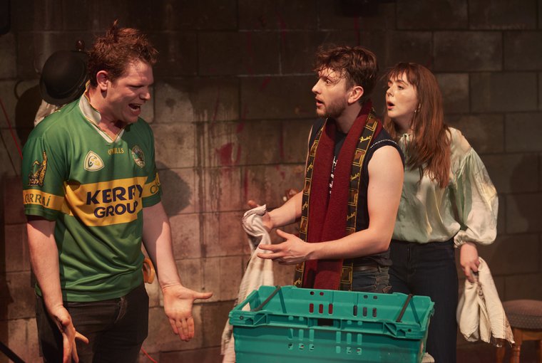 Callum McGuire, Ben Simon, and Anna McCormick in CATCH OF THE DAY