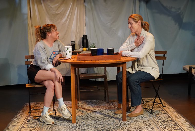 Natalie Lander and Liza Seneca in SUKKOT