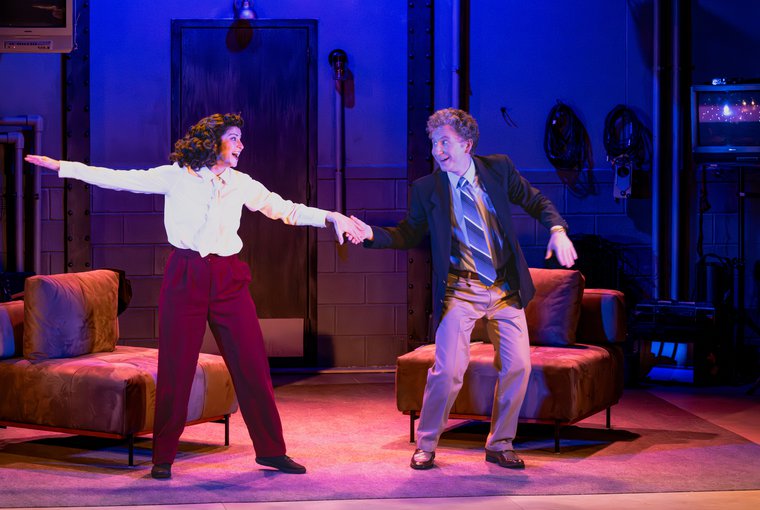 Jordan Kai Burnett and Jonathan Silver in GENE & GILDA