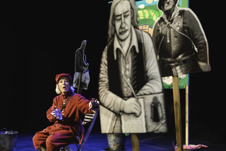 Victoria Melody in TROUBLE, STRUGGLE, BUBBLE AND SQUEAK