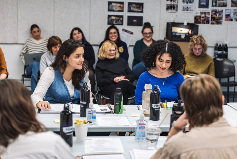 Gabriela Veciana and Marvelyn Ramirez. Photo by Rebecca J. Michelson.