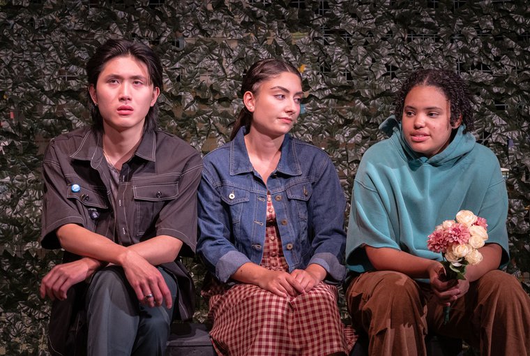 Charles Hsu, Kleo Mitrokostas, and Vann Dukes in THIS IS GOVERNMENT