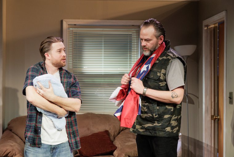 Daniel Abeles and Luke Robertson in AMERIKIN