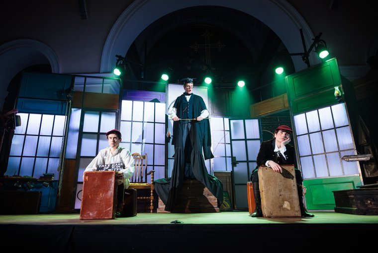 Eddy Payne, Luke Barton, and Louise Beresford in DAVID COPPERFIELD